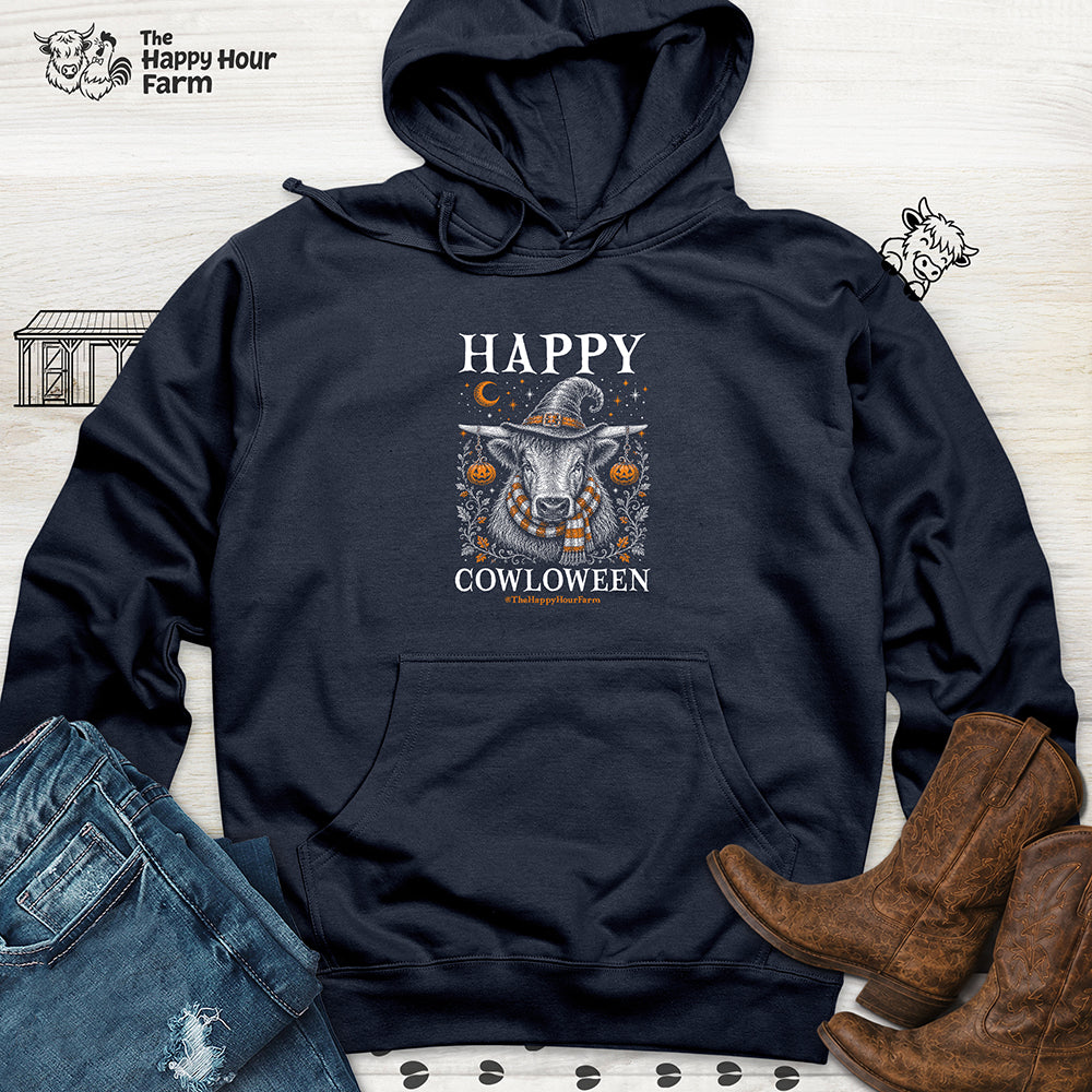 Happy COWloween Hooded Sweatshirt