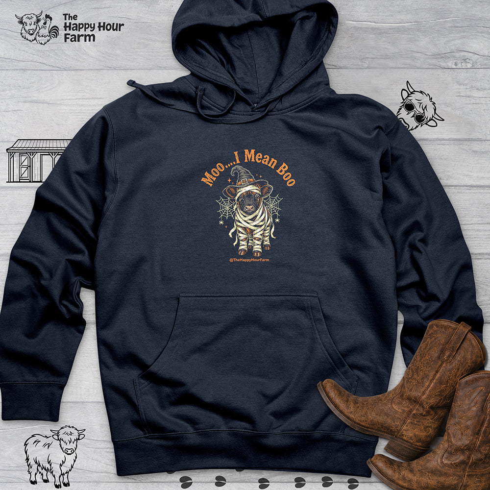 Moo I Mean Boo Hooded Sweatshirt