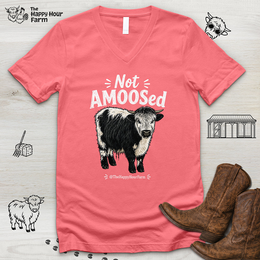Not AMOOSed V-Neck Tee