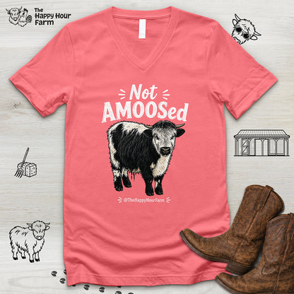 Not AMOOSed V-Neck Tee