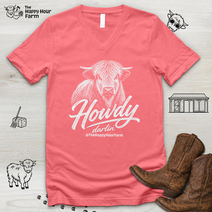 Howdy Darlin V-Neck Tee