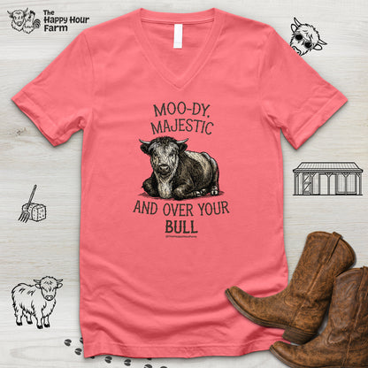 Moody Majestic V-Neck Tee