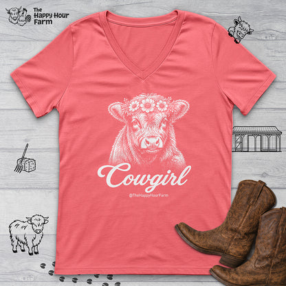 Cowgirl V-Neck Tee