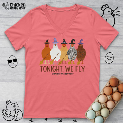 Tonight We Fly V-Neck Tee