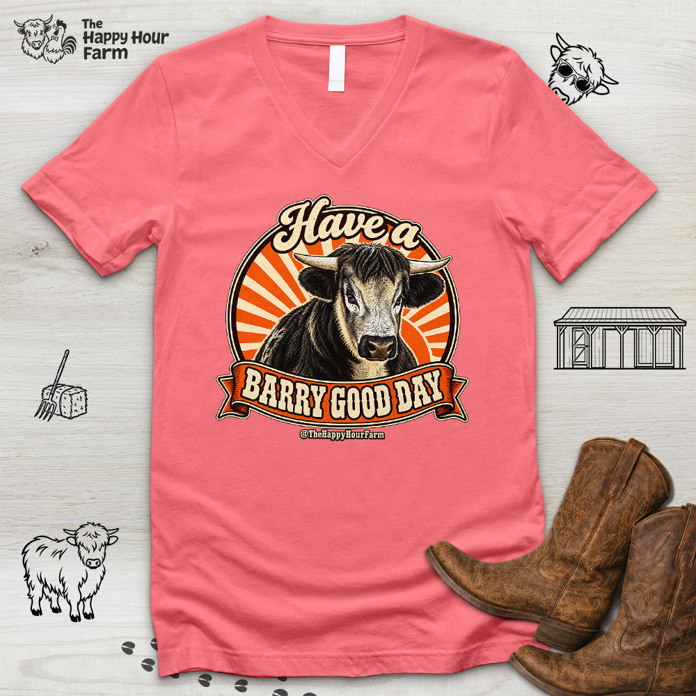 Have a BARRY Good Day V-Neck Tee