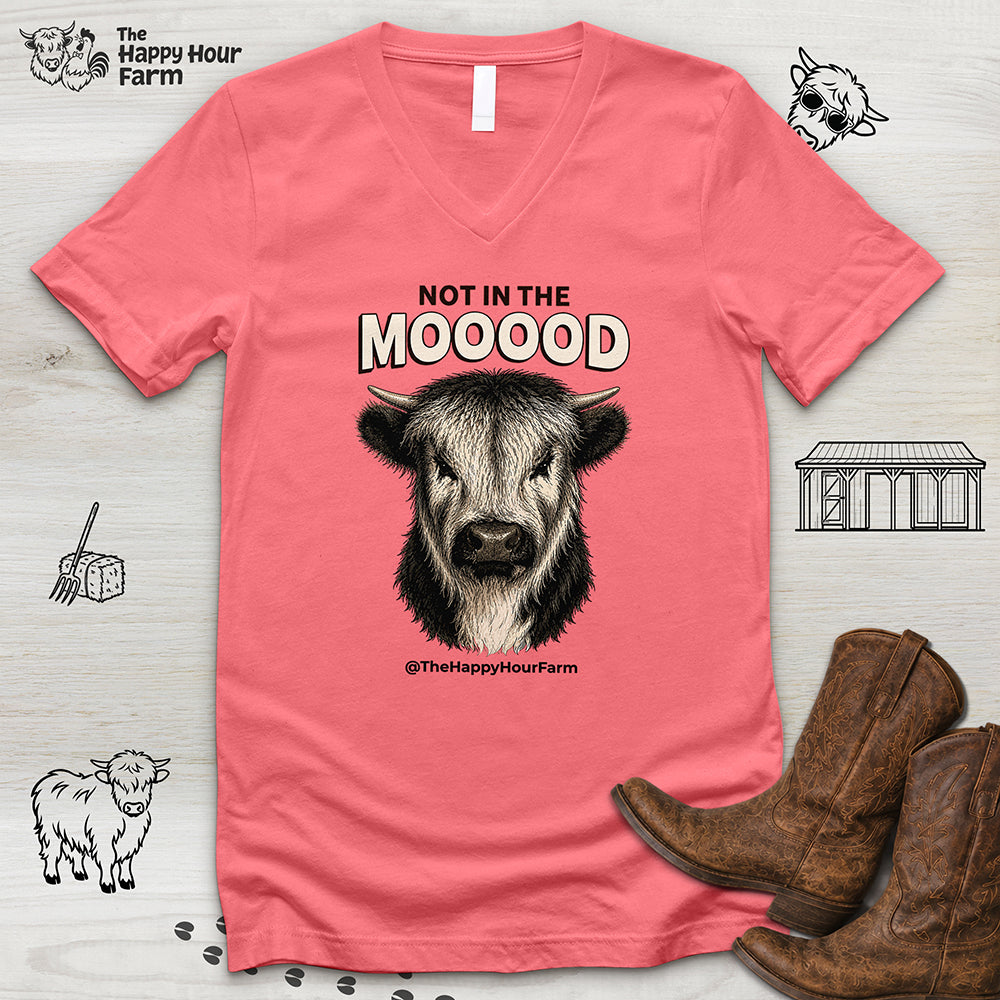Not In The Mood V-Neck Tee