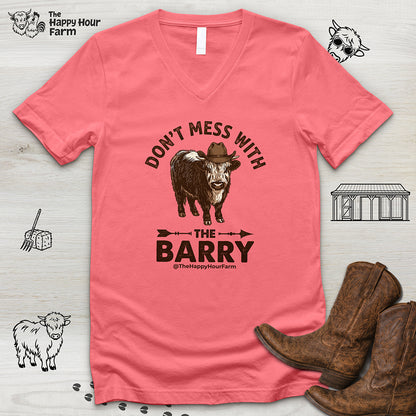 Don't Mess With the Barry V-Neck Tee