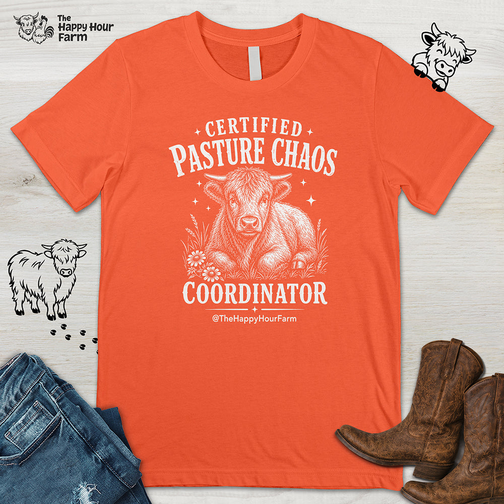 Certified Pasture Chaos Coordinator Unisex Tee