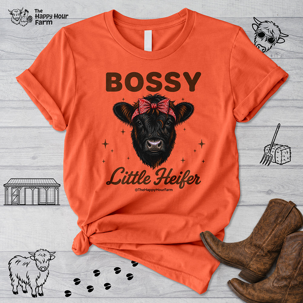Bossy Little Heifer Unisex Tee