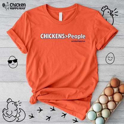 CHICKENS People Unisex Tee
