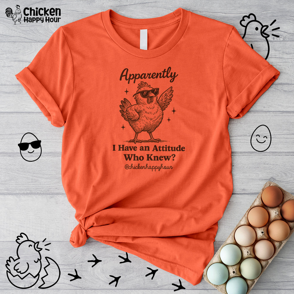 Apparently I Have Attitude Unisex Tee