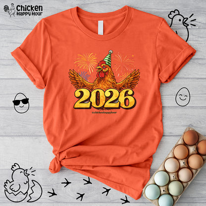 New Year Chicken 2026 Unisex Tee
