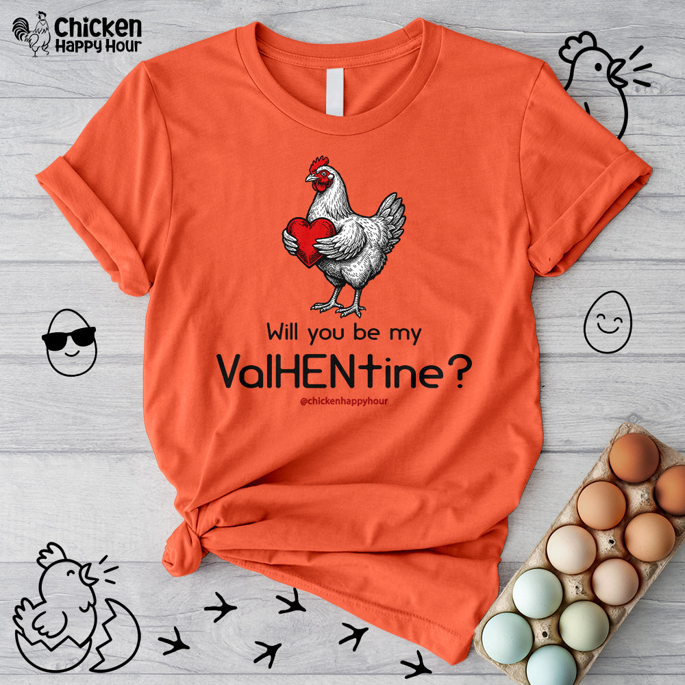 Will you be my ValHENtine Unisex Tee