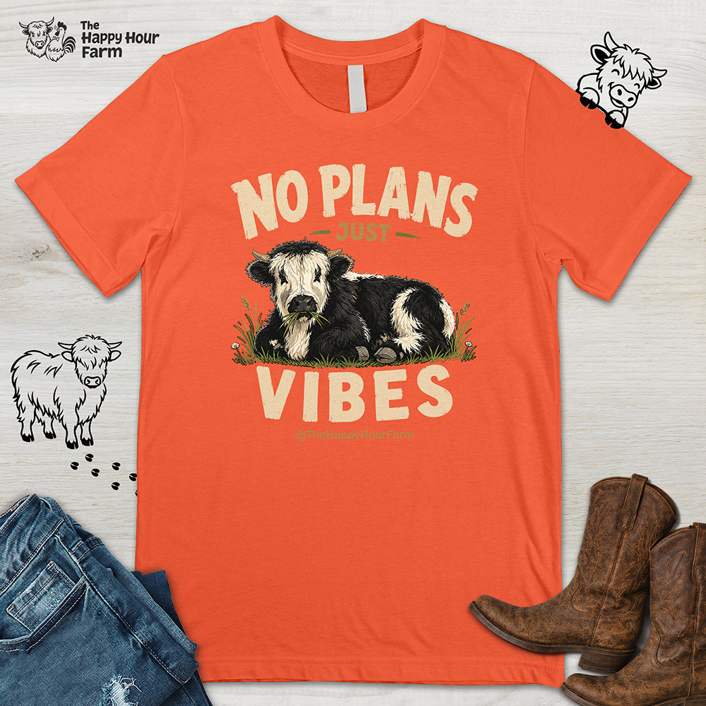 No Plan Just Vibes Unisex Tee