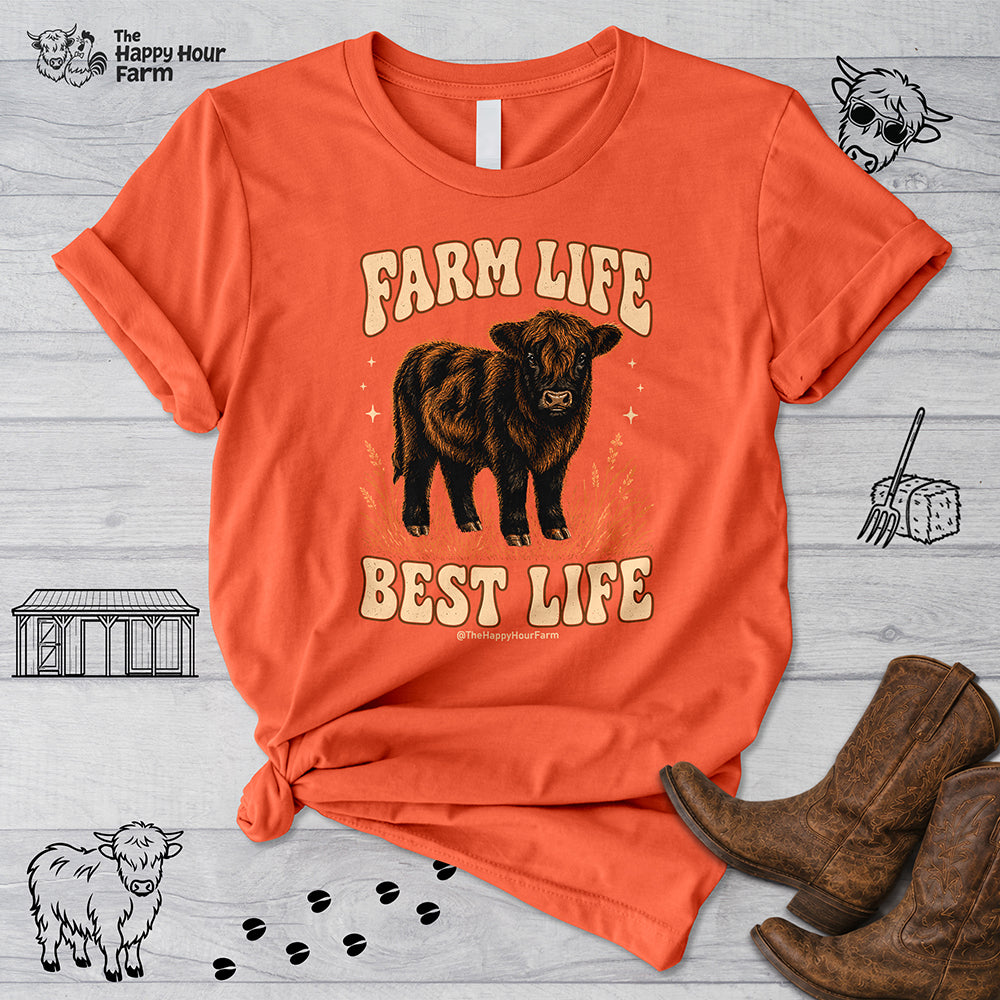 Farm Life Best Life Unisex Tee