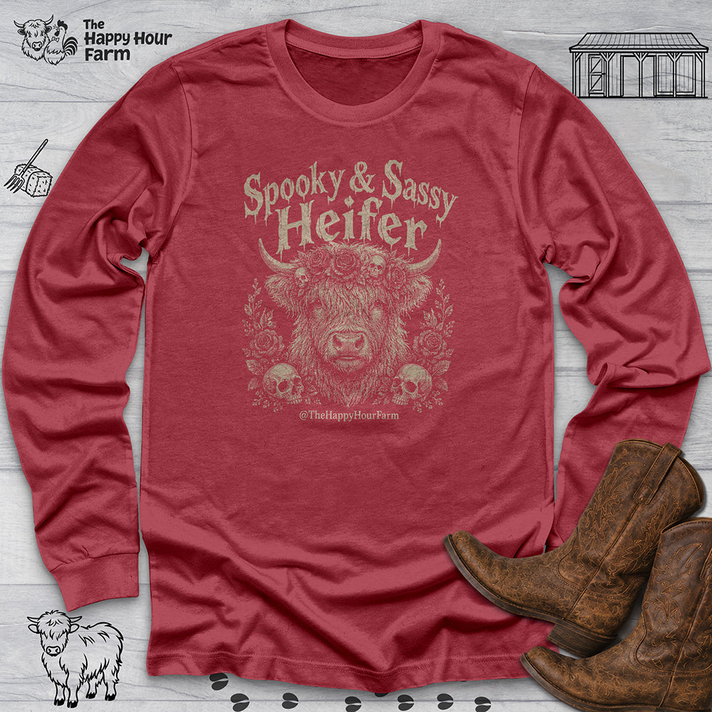 Spooky & Sassy Heifer Long Sleeve