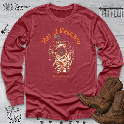 Moo I Mean Boo Long Sleeve