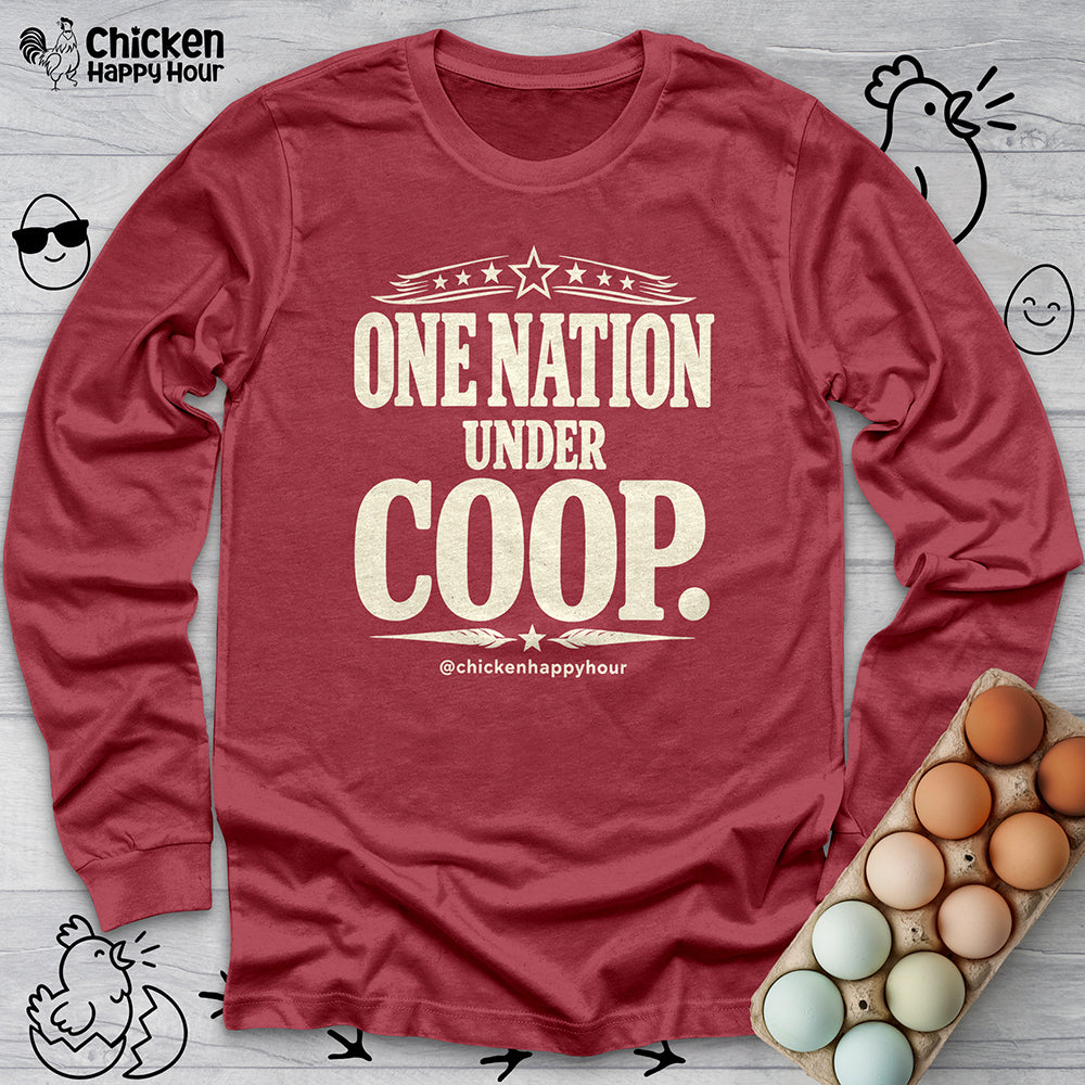 One Nation Under Coop Long Sleeve