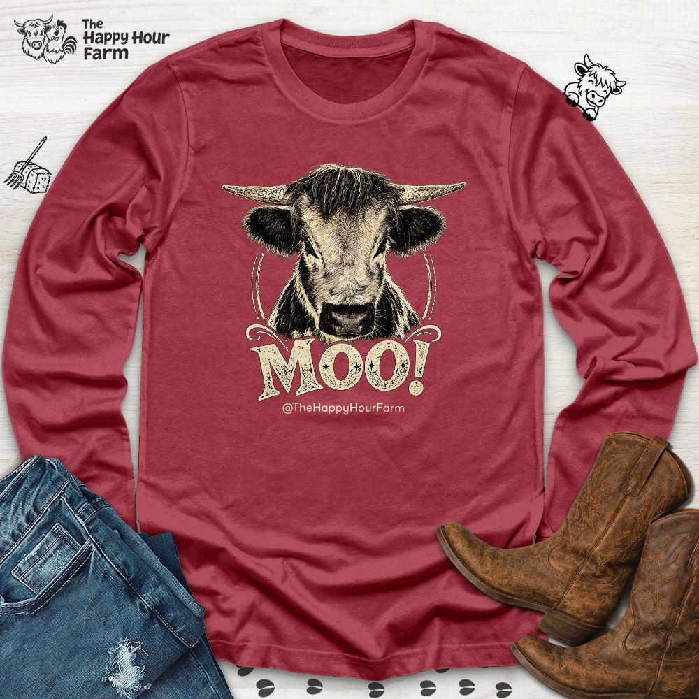 Moo! Long Sleeve