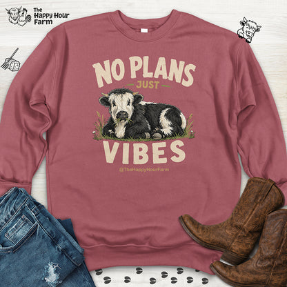 No Plan Just Vibes Sweatshirt