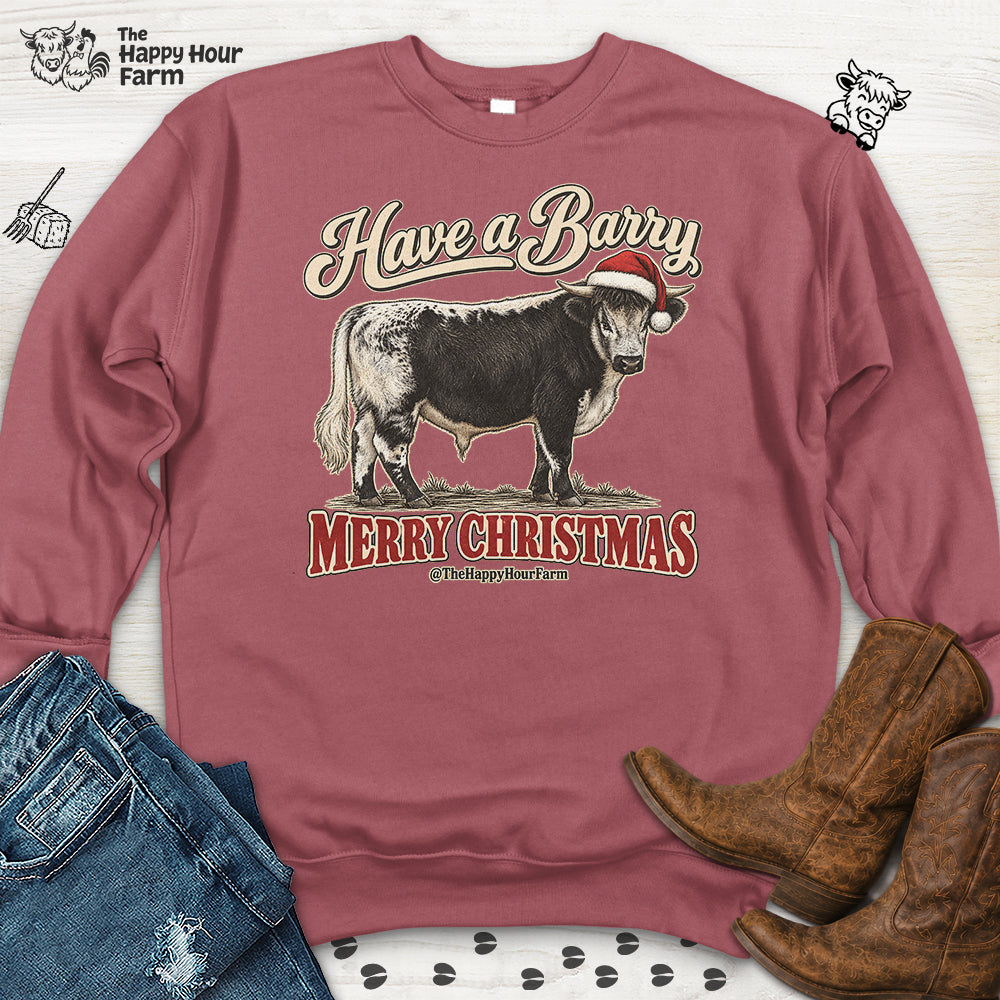 Have a Barry MERRY CHRISTMAS Sweatshirt
