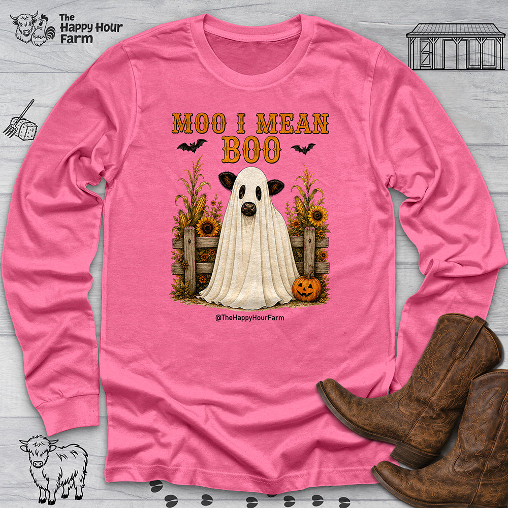 Moo I Mean Boo 2 Long Sleeve