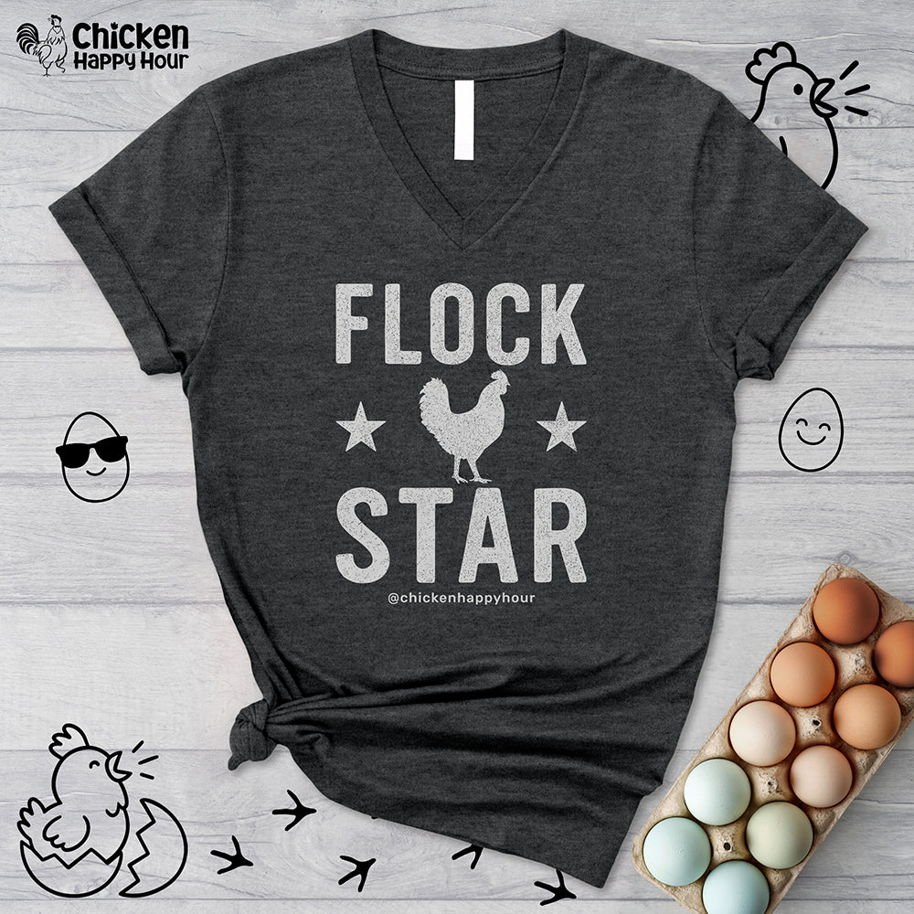 Flock Star V-Neck Tee