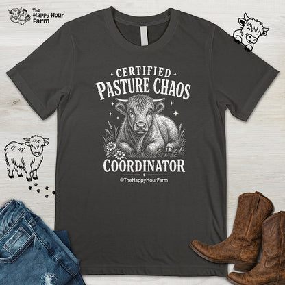 Certified Pasture Chaos Coordinator Unisex Tee