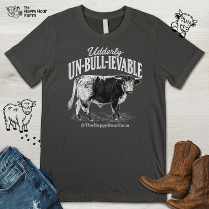 Udderly UN-BULL-IEVABLE Unisex Tee