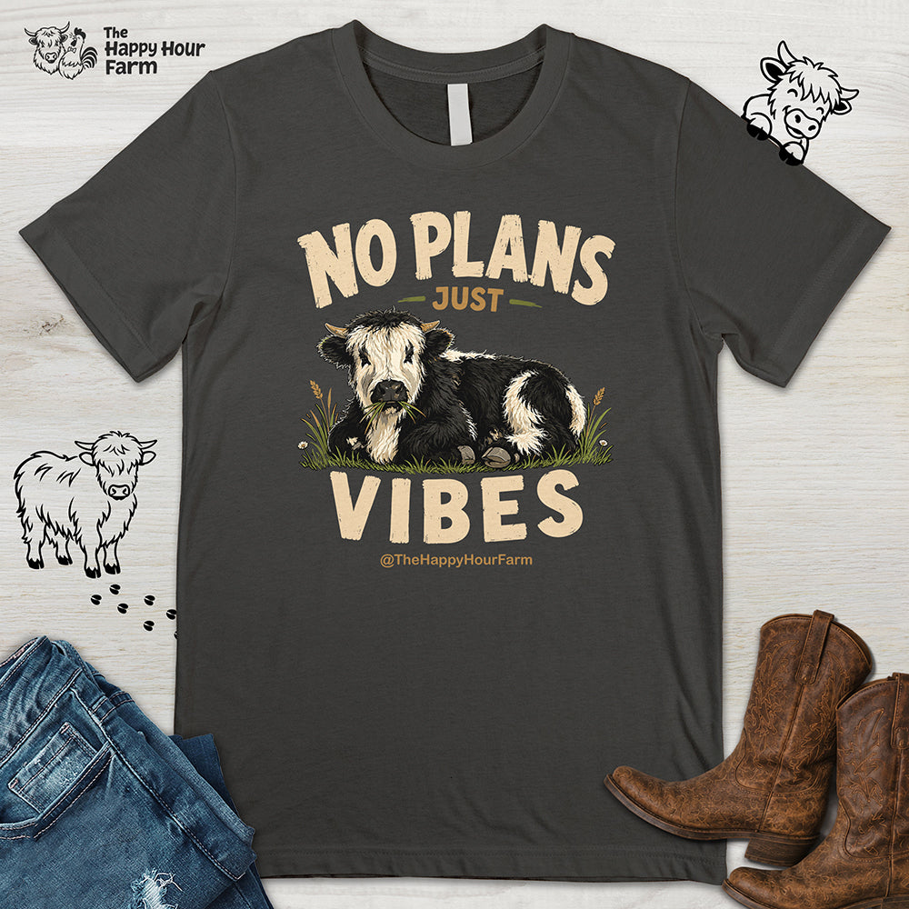 No Plan Just Vibes Unisex Tee