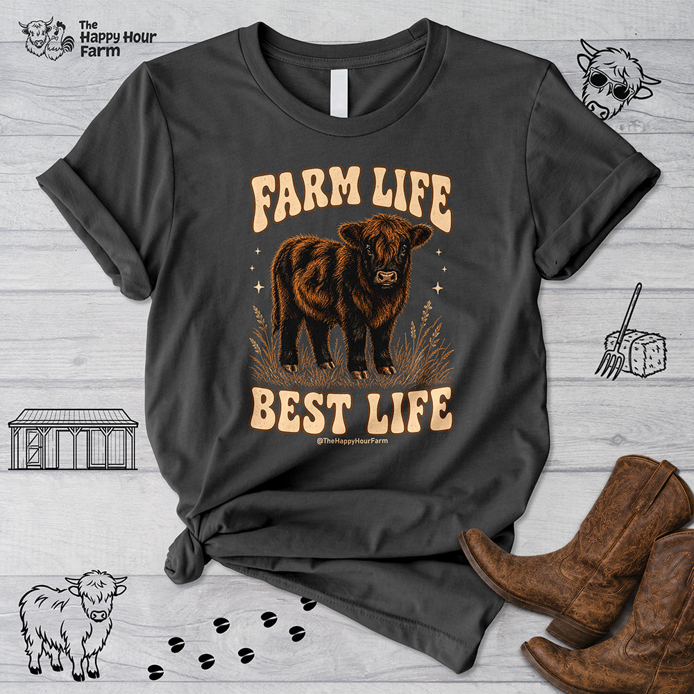 Farm Life Best Life Unisex Tee