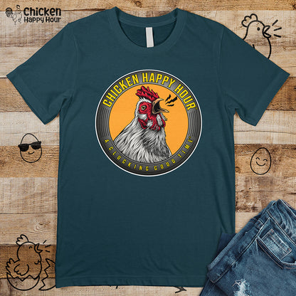Chicken Happy Logo Unisex Tee