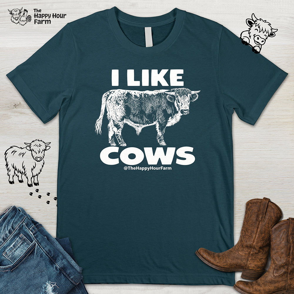 I Like Cows Unisex Tee