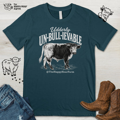 Udderly UN-BULL-IEVABLE Unisex Tee