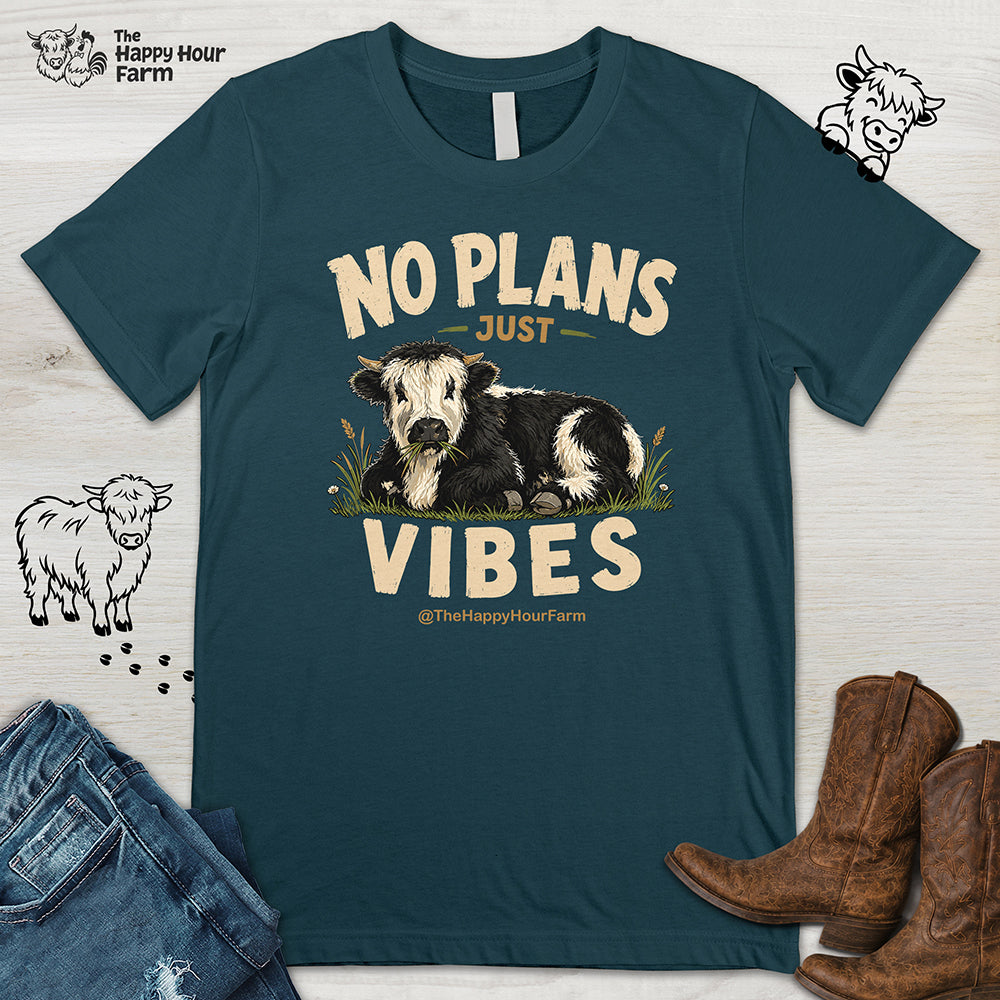 No Plan Just Vibes Unisex Tee