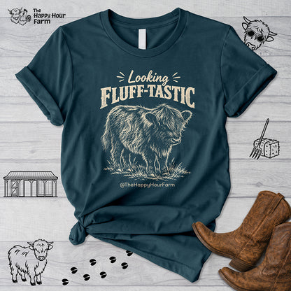 Looking FLUFF-TASTIC Unisex Tee