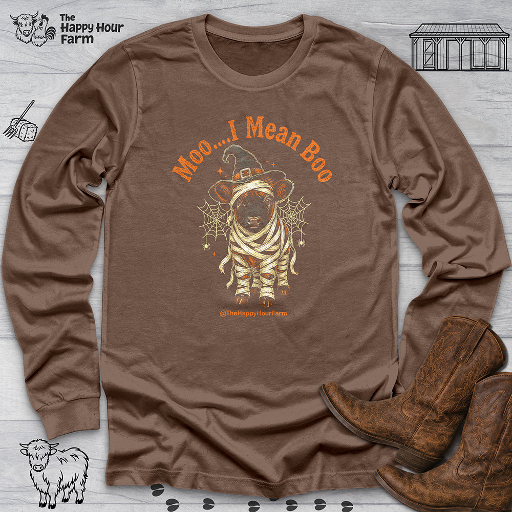 Moo I Mean Boo Long Sleeve
