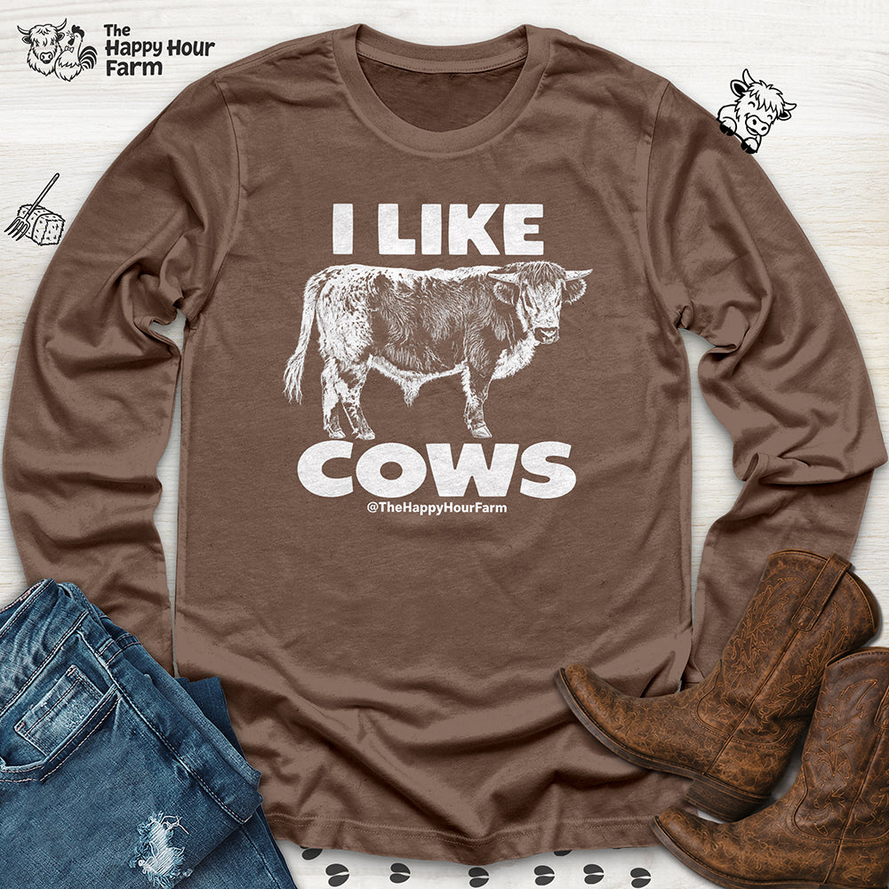 I Like Cows Long Sleeve