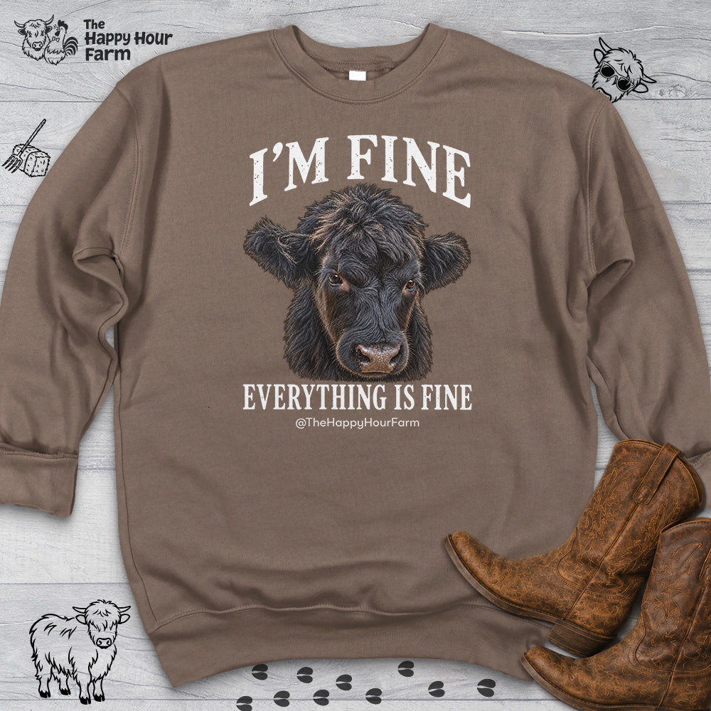 I'm Fine Everything Is Fine Sweatshirt