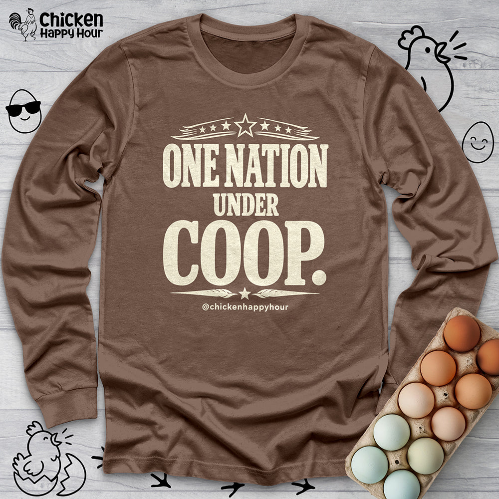 One Nation Under Coop Long Sleeve