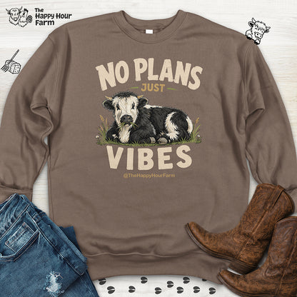 No Plan Just Vibes Sweatshirt