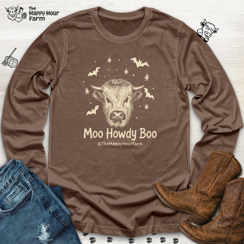 Moo Howdy Boo Long Sleeve