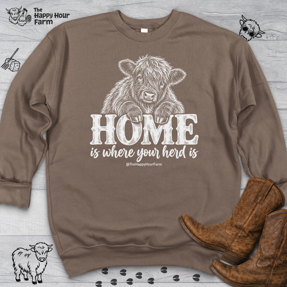 Home Is Where Your Herd Is Sweatshirt