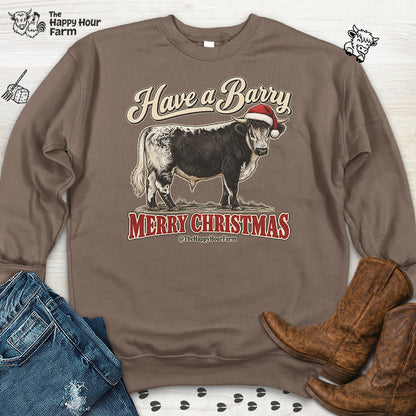 Have a Barry MERRY CHRISTMAS Sweatshirt