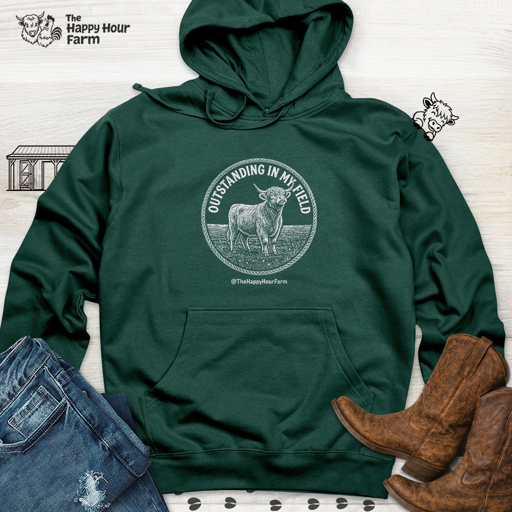 Outstanding In My Field Hooded Sweatshirt