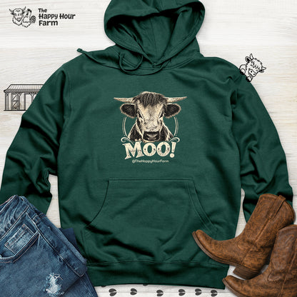 Moo! Hooded Sweatshirt