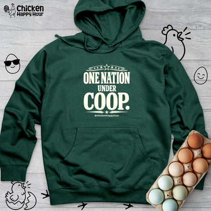 One Nation Under Coop Hooded Sweatshirt