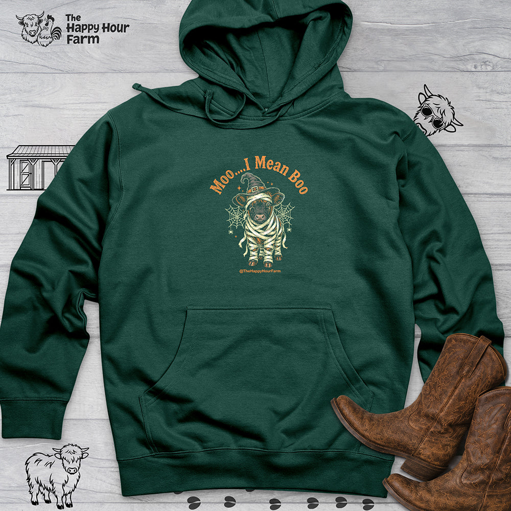 Moo I Mean Boo Hooded Sweatshirt