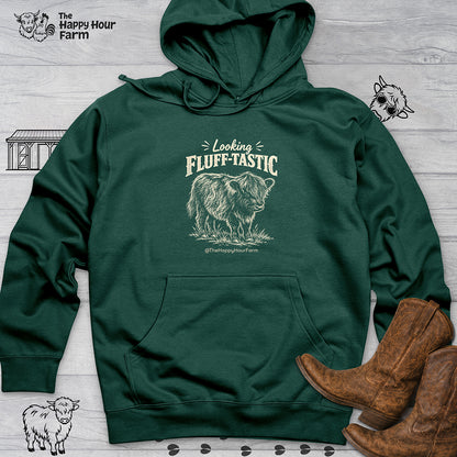 Looking FLUFF-TASTIC Hooded Sweatshirt