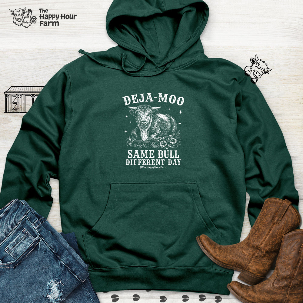 Deja-Moo Hooded Sweatshirt